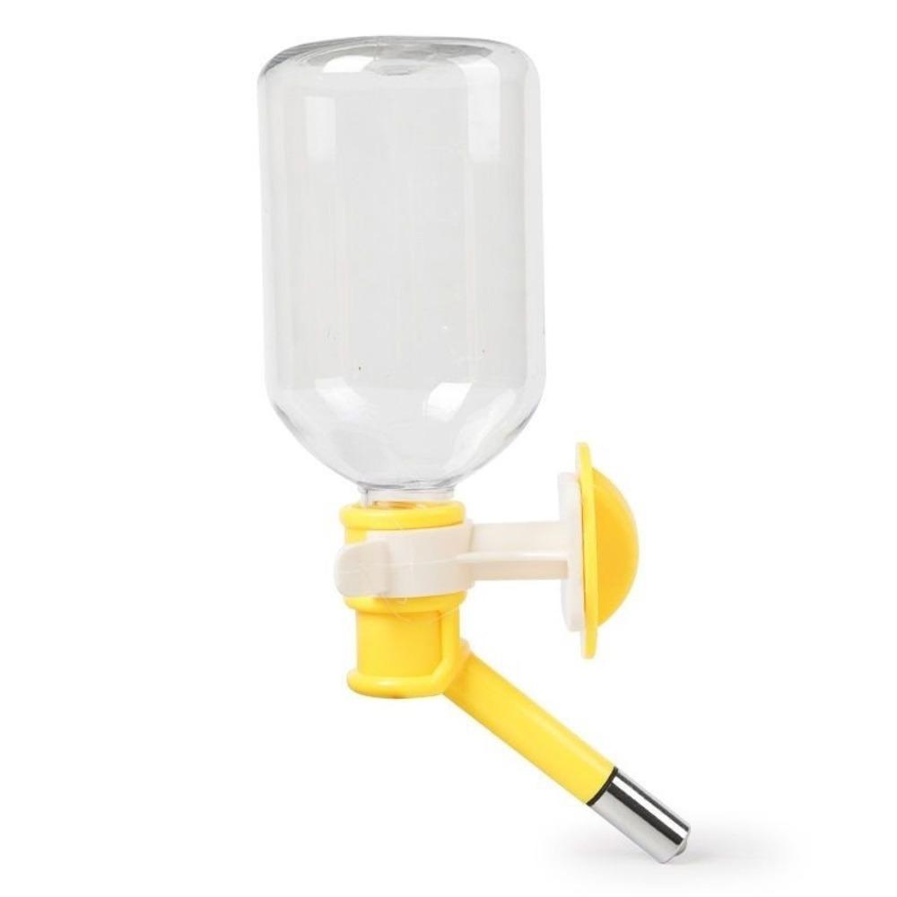 

Автоматическая поилка для собак без капель, подвесная гравитационная питьевая фонтанка для собак, клетка Yellow-150ml