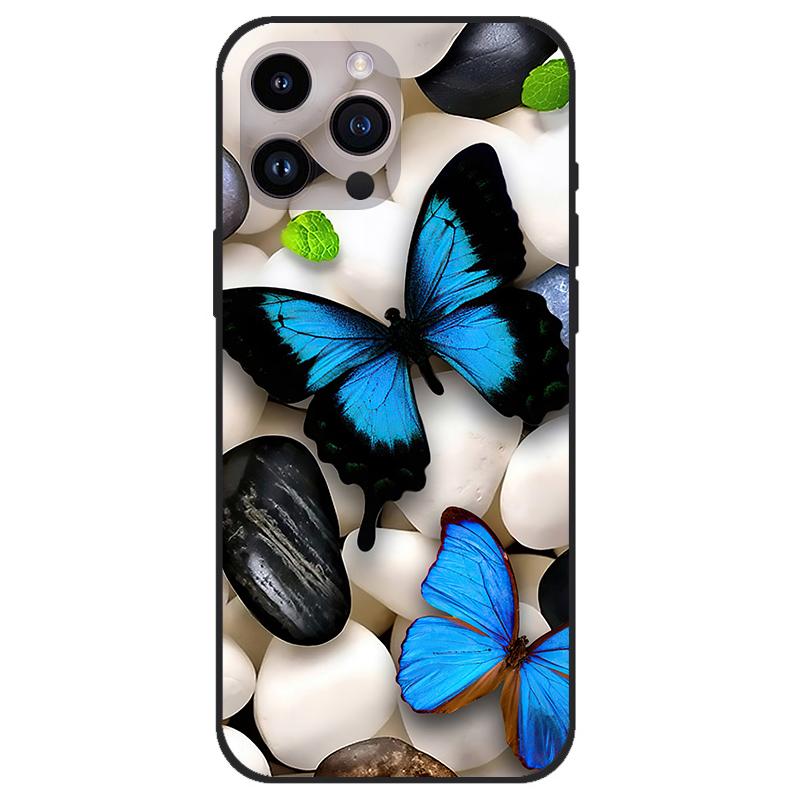 Cases For Apple iPhone15/15Pro/15Plus/15Max Unique Design Soft Silicone black Anti Drop Phone Cover For iPhone 15 Pro max