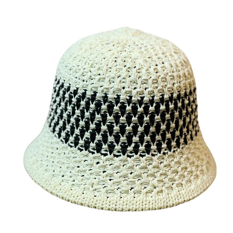 Womens Hat Fisherman Summer Travel Fashion Casual Shade Handwoven Hat Straw