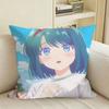 Minamo Shio Osalove Anime Art Square Sofa Pillow Cover Solid Color Living Room Home Decor Cushion Case
