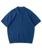 ANALOG MOOD Sepia Drop Short Sleeve Knit (Blue)