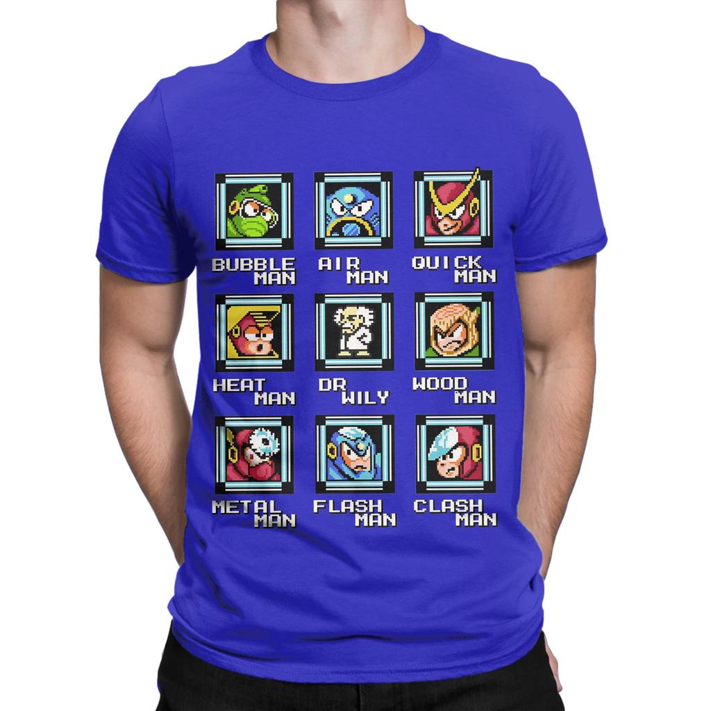 NES Retro Video Game Mega Unisex Bosses Duvet shirt mug sweater Funny Graphic 100 Cotton TShirt MegaUnisex Tees Tops For Unisex