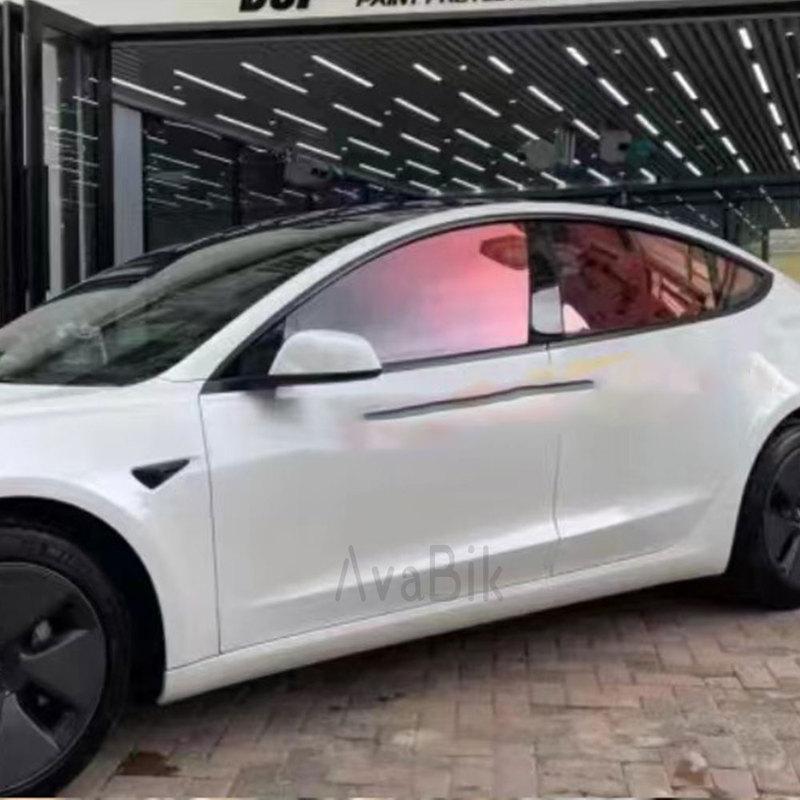 52cm X152/300/600cm New Red Chameleon VLT 85% Windscreen Foil Car Side Windshield Protection Solar Sunroof Tinting Film UV Proof
