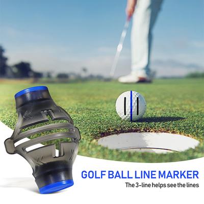 360 ° Golf Ball Line Marker Drawing Tool Precision Golf Marking Stencil Professional Balanced Ball Line Marks Tool For Golfers
