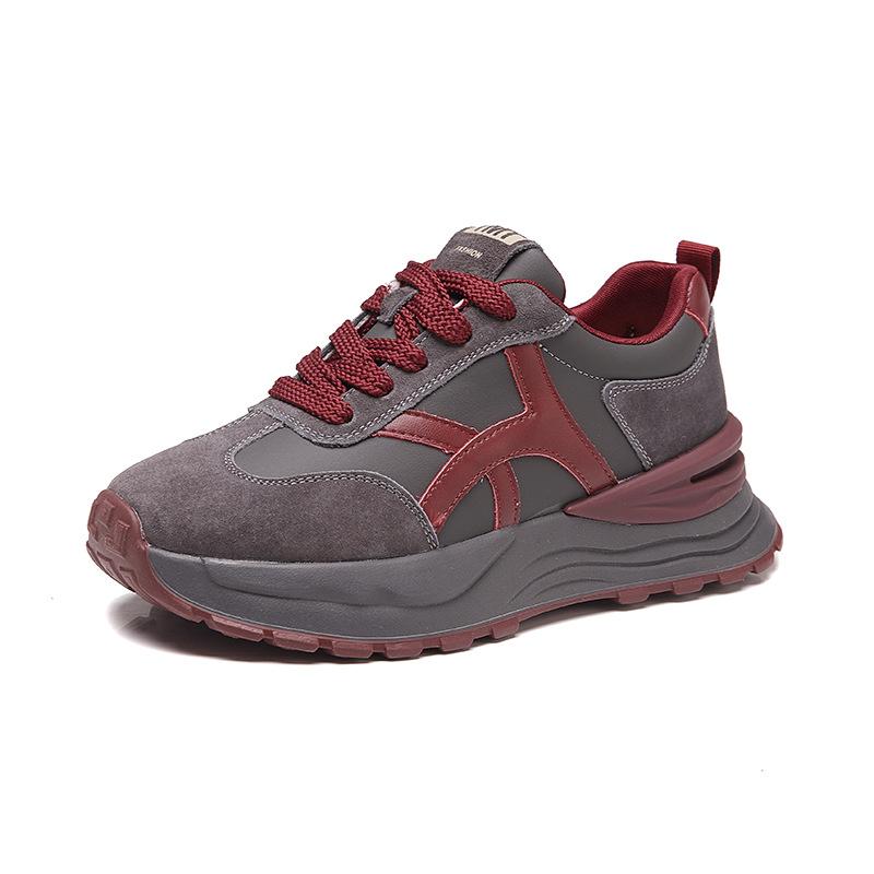 New Dad Shoes for Women, Fashionable Thick-soled Sports Single Shoes