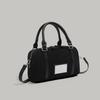 Korean INS Niche Bowling Boston Bag for Women 2024 New High-End Handbag Shoulder Crossbody Small Bag