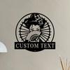 Custom Personalized Japanese Geisha Metal Wall Art Name Sign Hot Sale Home Decor