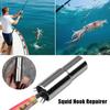 1 2pcs Stainless Steel Squid Octopus Hook Corrector Tool Restore Deformed Fishhook Straighten Repair Tool Fishing Accessories