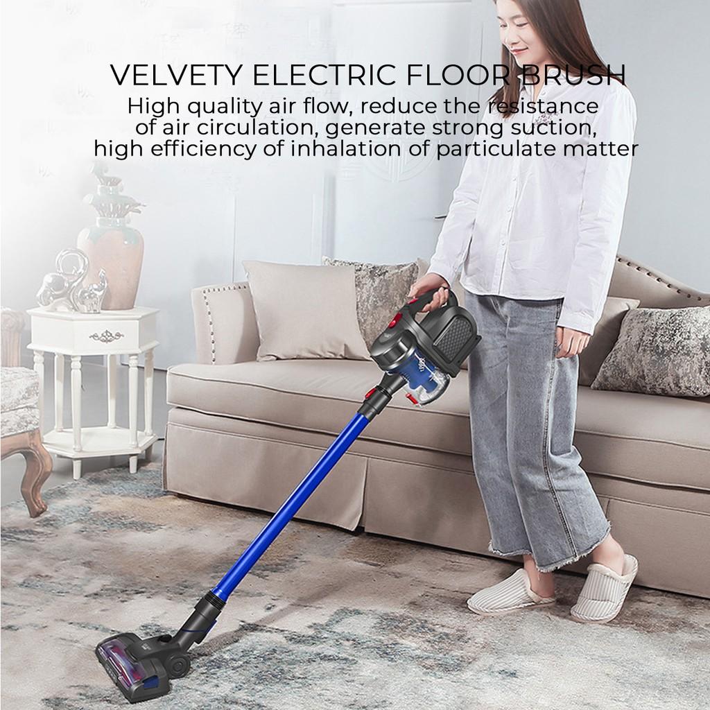 Recharge Home/Car Vacuum Cleaner Cordless Handheld Handstick Vac LED Light