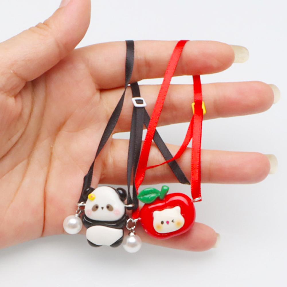 Mini Doll Crossbody Bag DIY Dress Up Ornaments Dollhouse Clothing Toy Doll Accessories Pendant For 11/Labubu/Baby ThreeV3