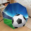 1PC Soccer Ball Umbrella-8-Rib Reinforced, Automatic Open, Lightweight & Durable, Fashion Accessory for Outdoor, H0362