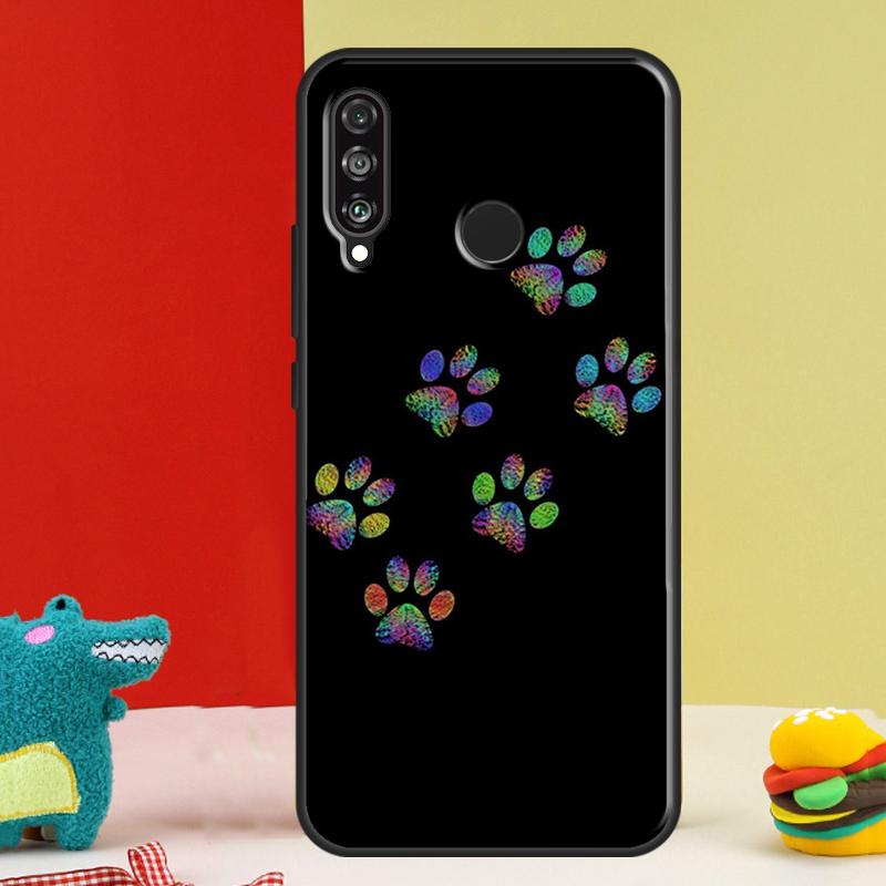 Dog Paw For Huawei Nova 12i 12s 11i 5T 9 10 SE Y91 Y90 Y60 Y70 Y72 Y61 P60 Pro P20 P40 P30 Lite Case