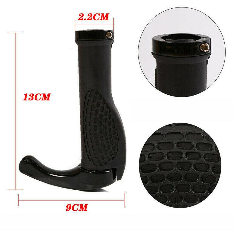 2pcs Ergonomic Rubber Bicycle Handlebar Grips MTB Mountain Bike Cycling