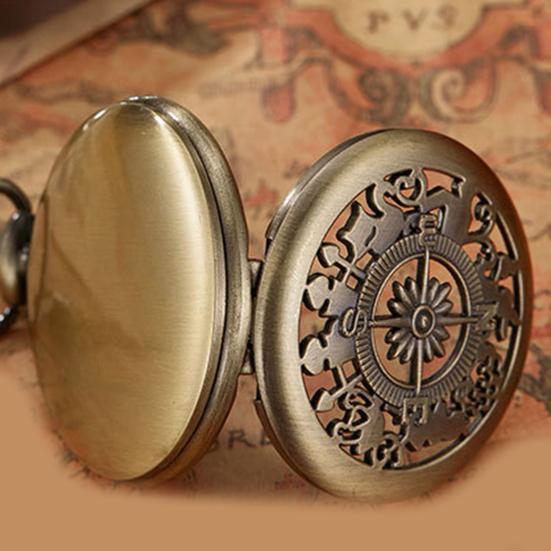 Yousheng Compass Pocket Watch Vintage Waist Chain Clear Texture Positioning Relief Outdoor Activities Outdoor Compass Outdoor Supplies