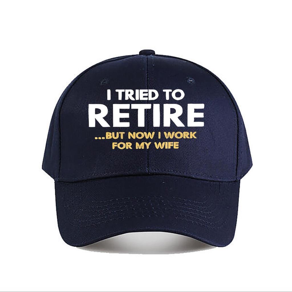 Funny RetireUnisext For Husband Baseball Cap Fashion Unisex Sunhat Womens Outdoor Sports Snapback Cap