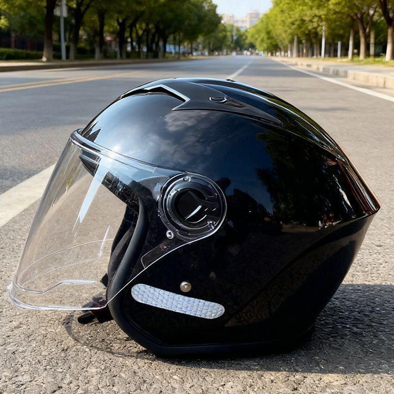 

Winter Warm Full Face Electric Scooter Helmet with Fleece, Anti-Fog, for Men & Women