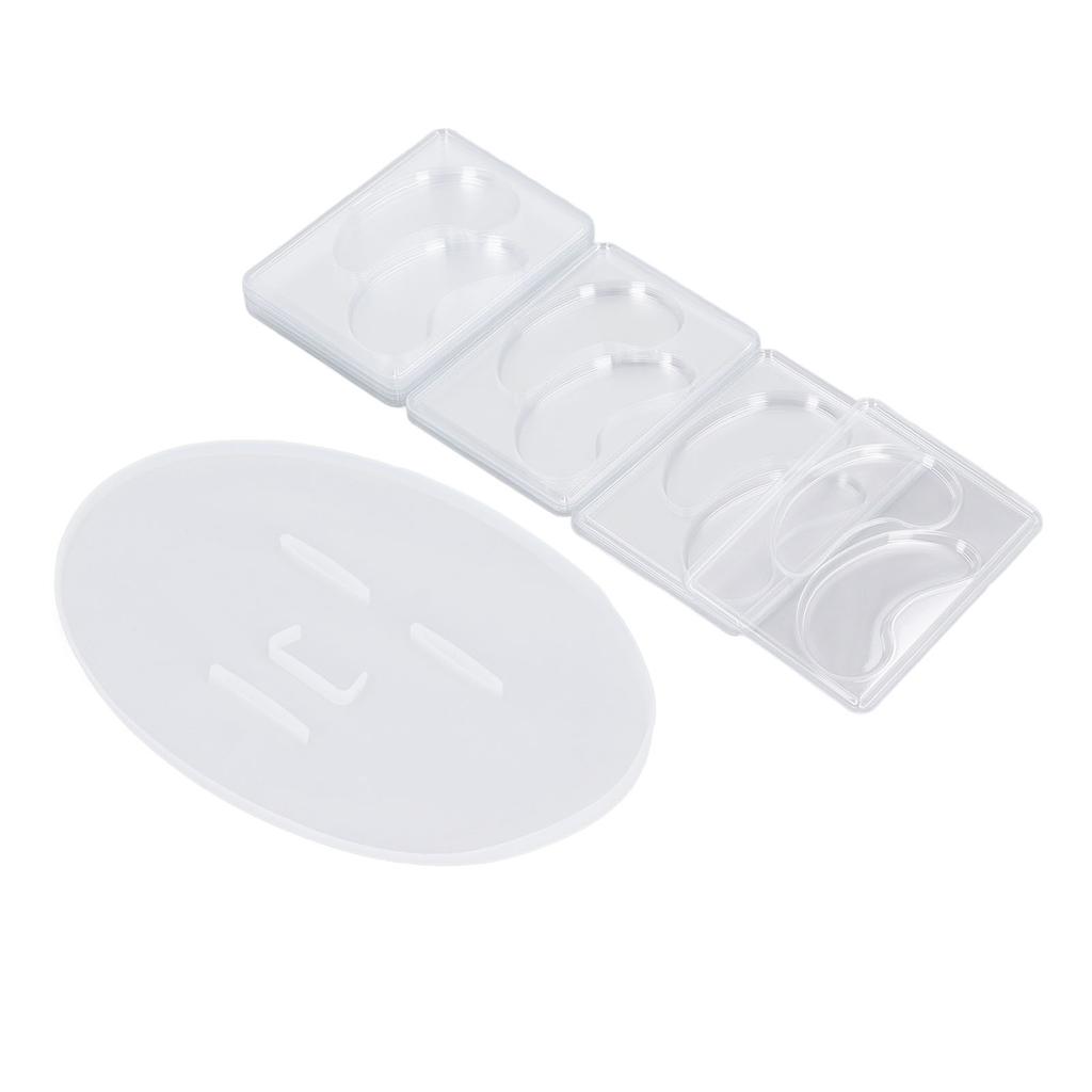 Facial Mask Mold Eye Patch Molds Silicone Reusable DIY Mask Maker Tools for Salon Home Use