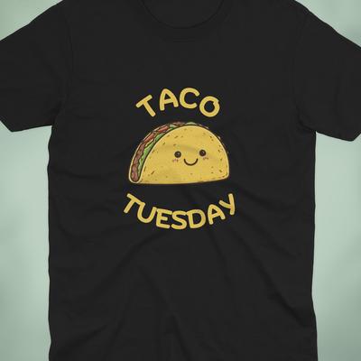 Taco Tuesday T Shirt | Cute Taco Shirt | Funny Food Tee | Taco Lover Gift | Casual Humor Tee | Funny Taco Shirt