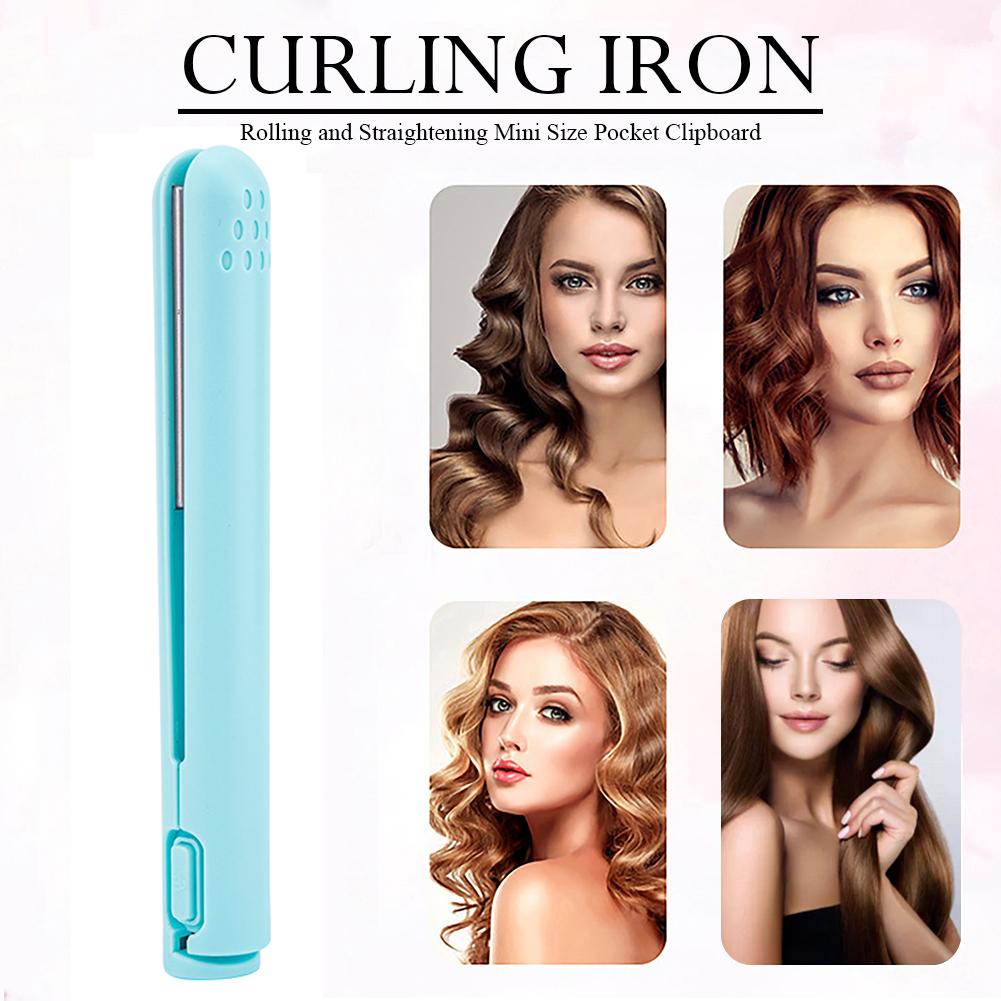 Type-C Curling Iron Curling Straight Dual-purpose Portable Straight Hair Splint Portable Student Dormitory Hairstyle Accessories