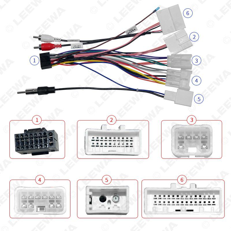 Universal Android Large-Screen Navigation AUX Adapter Cable for New and Old Toyota Models