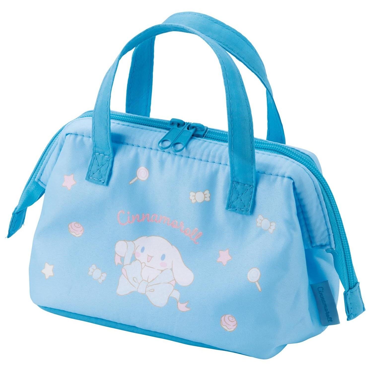 Skater Lunch Bag Insulated Small Children Kiss Lock Kids Sanrio Cinnamoroll Big Ribbon Girls KGA0-A