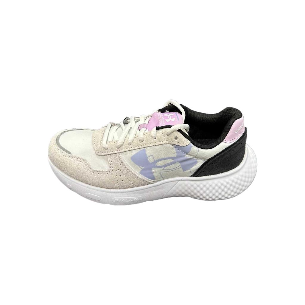 Under Armour Charged Decoy SE Comfortable Versatile Durable Lightweight Low-Top Running Shoes Women Sneaker White 3028613-100