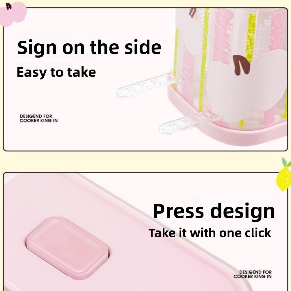 Transparent Disposable Fruit Fork Storage Box Reusable Fork Organizer  Party Use