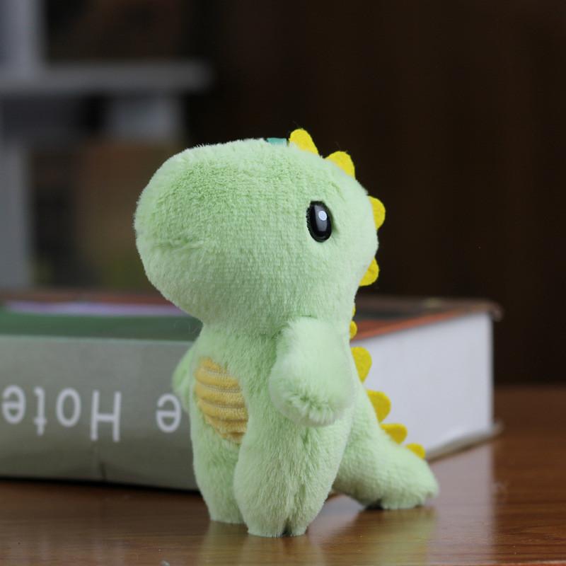 Cute Miniature Dinosaur Plush Toy Keychain Soft Pp Cotton Filled Doll