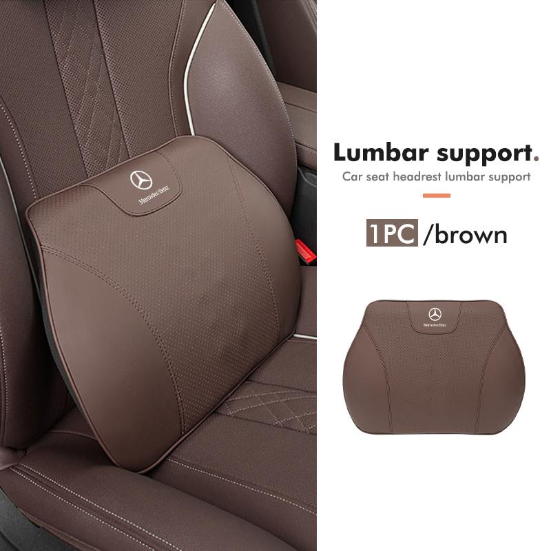 Car Head Pillow Memory Foam Headrest Waist Cushion Protector For Benz W202 W212 W126 W140 W168 W177 CLS GLE GLC GLS CLA NOQRS1