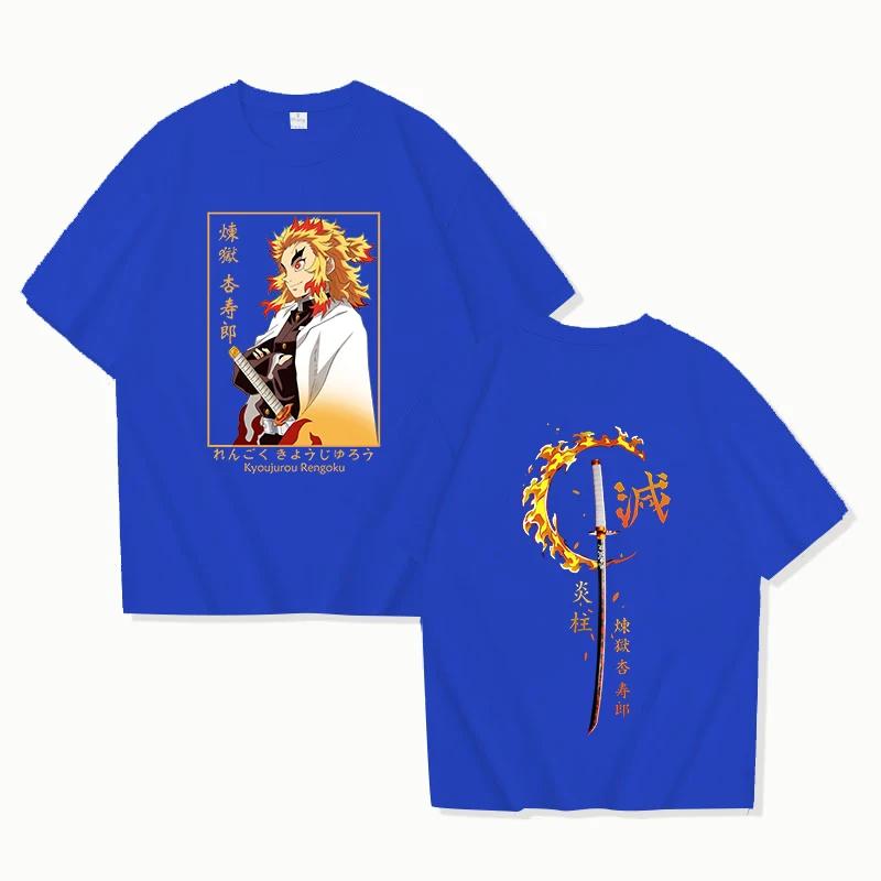 Hot Sale  Demon Slayer Kamado Tanjirou Graphic Print T-shirt Women Men Loose Casual Oversized Top Summer New Tee Streetwear Harajuku Short Sleeve
