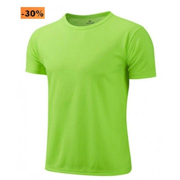 Men's Sport Just Cool Antiperspirant Neon Green T-shirt - - Green