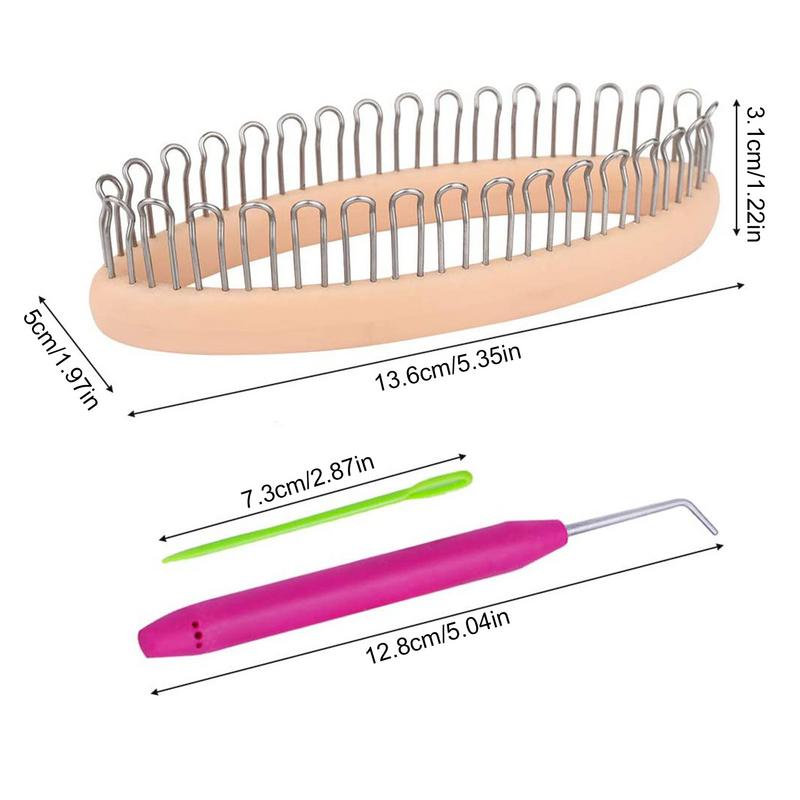 SockKit DIY Sock KnittingSewing Accessories Tools Weaving Socks Scarf Hat Weaver Needle Knitting Tool