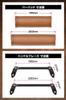ZETA RACING Scrambler Bar Pad 165mm Brown Handlebar Brace 185mm Vintage Scrambler Synthetic Leather Handlebar G5581 & Set, Style, Reinforcement,