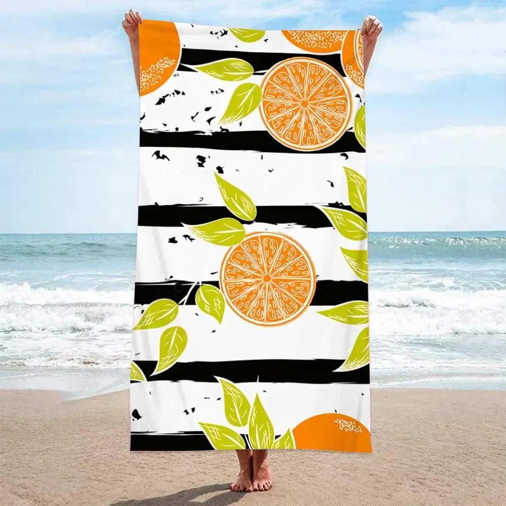 Summer Boho Beach Towel Florida Woman Microfiber Quick Dry Bath Towels Beach Cover Sand Free Portable Pink Travel Towel