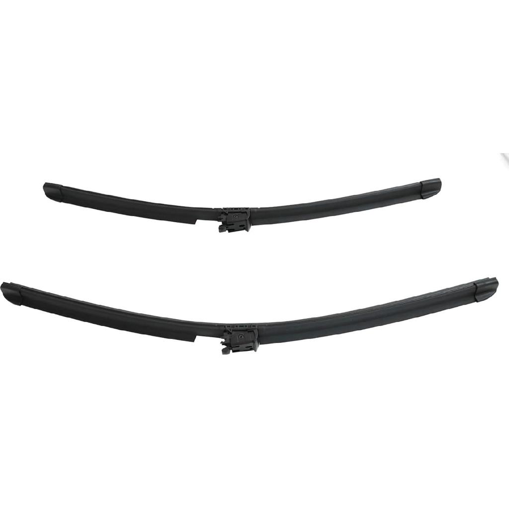 XQSMWF Front Windshield Wiper Blade Set W/Heated 2228201145 Compatible With Mercedes S450 S550 S550E S560 2015-# A2228201145 222-820-11-45