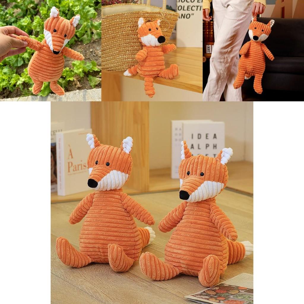 Cute Orange Fox Plush Toy For Girls Perfect Birthday Gift Soft And Huggable 15cm/33cm/42cm/65cm