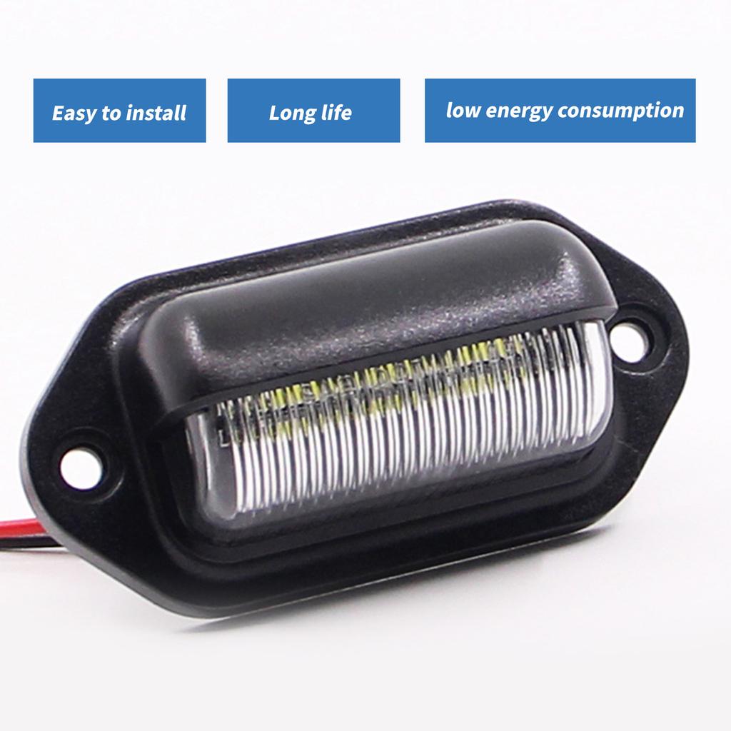2 Pack Led Trailer Light Front Rear Side Marker Lights Clearance Indicator Waterproof Sealed Surface Mount Marker Light