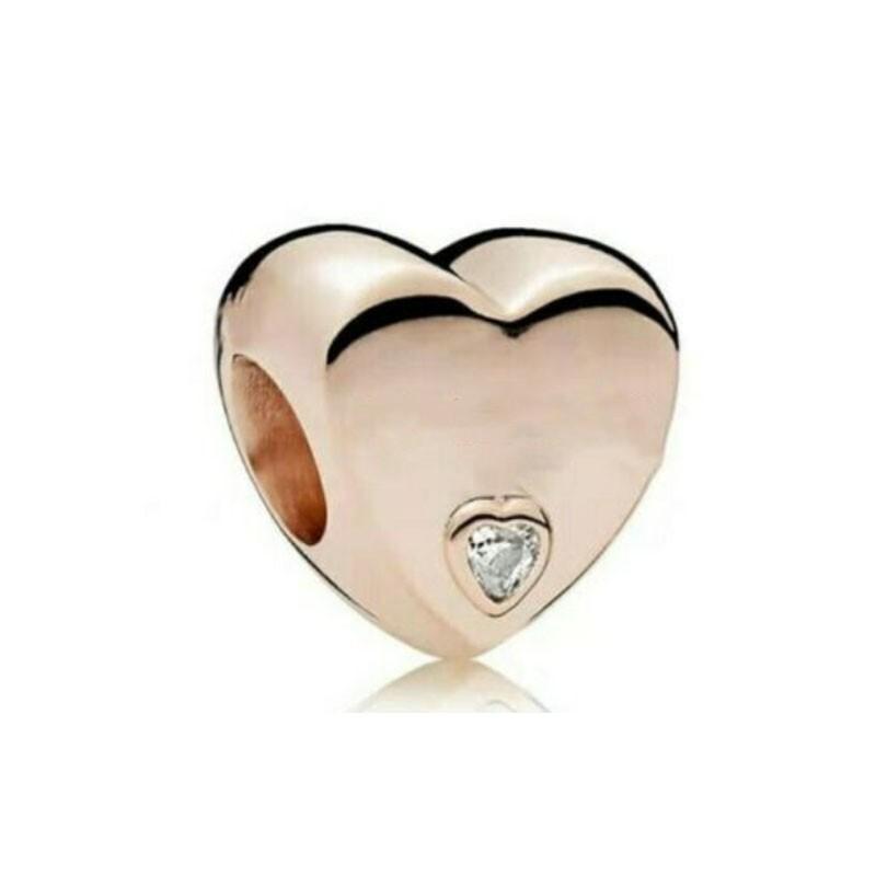 New Copper Simplified Original Full Gem Aunt Love Hanging 18 Son Charms Beads Fit Bracelet Of Women' Bijou Jewelry