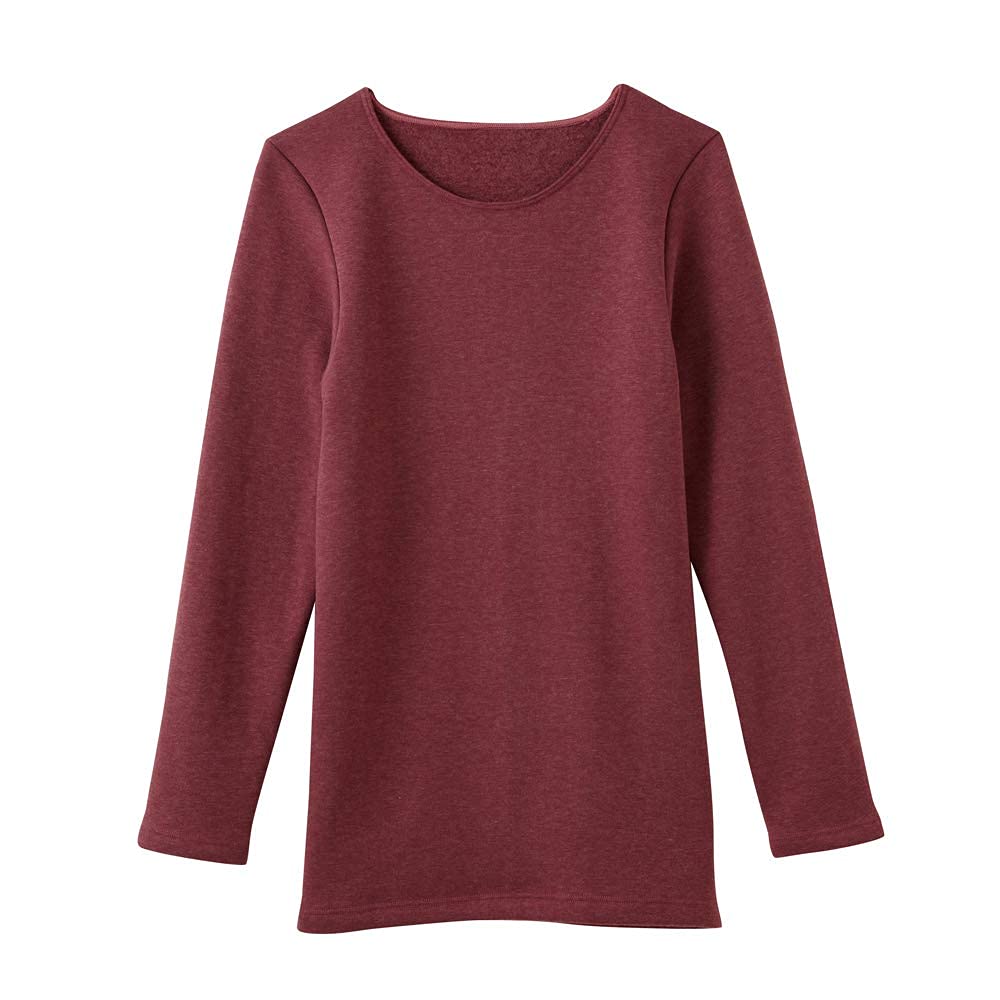 

Gunze Hot Magic Kiwami Sleeve Inner Royal Size L 3/4 Shirt, MH5946, Women s, Wine,