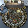 Ocean Glass Round Area Rug Under Office Chairs Bedroom Living Room Home Decor