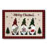 Christmas Gnome Entrance Doormat Cartoon Dwarf Welcome Mat Entrance Carpet  Indoor Outdoor