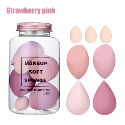 Ensemble d'éponges de maquillage Beauté du visage Poudre cosmétique Houppette pour fond de teint Crème Anti-cernes Outils et accessoires de mélangeur de maquillage