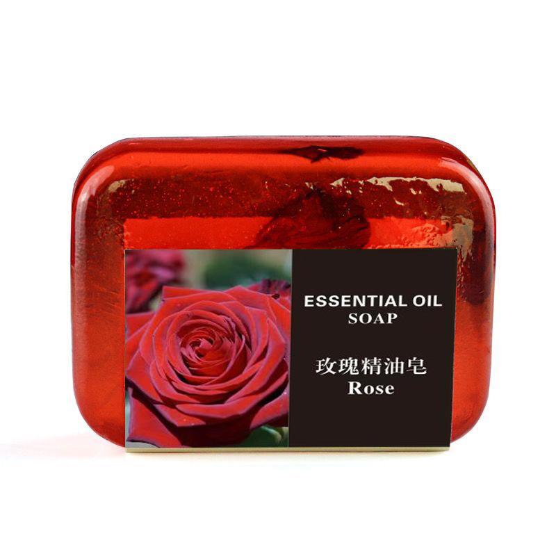 1Pc Jasmine Essential Oil Handmade Soap Plant Petal Cleansing Bath Universal Soap