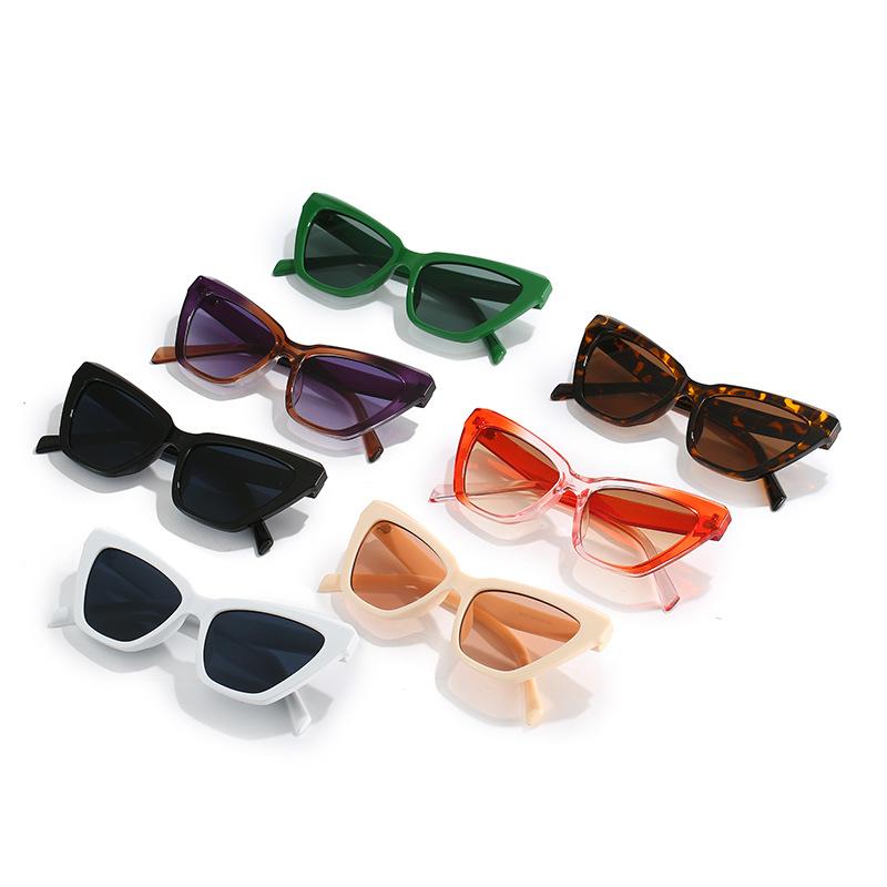 Cat'S Eye Sunglasses, Personalized Candy-Colored Glasses, Versatile Sunglasses For Women
