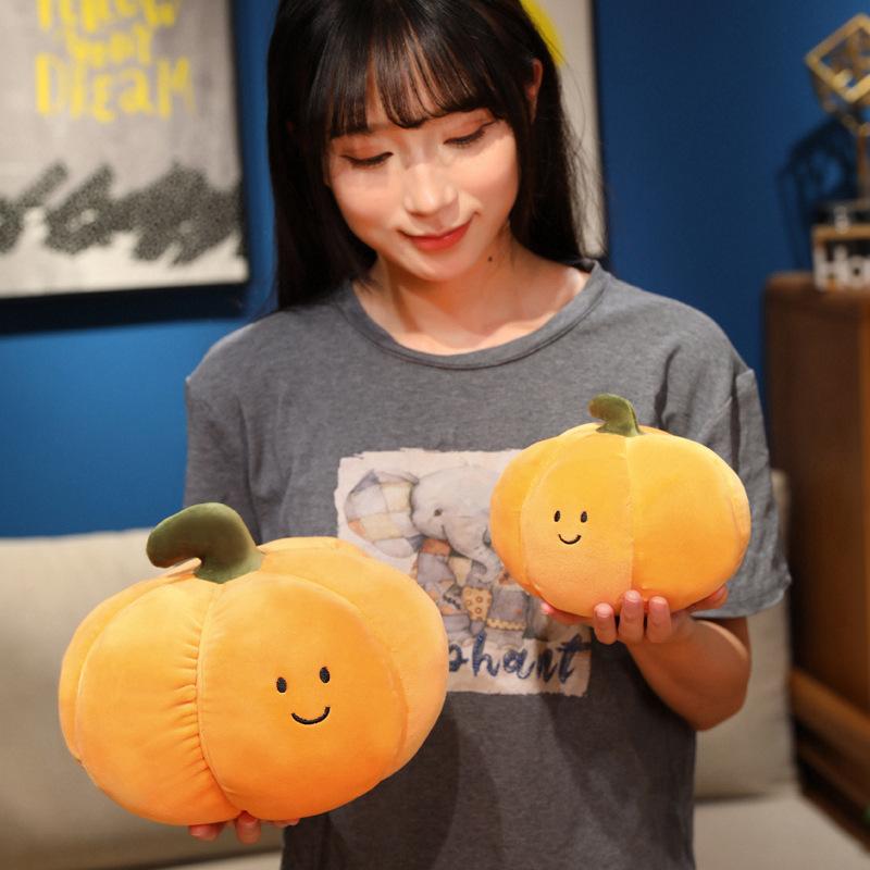Cartoon Cute Expression Pumpkin Doll Plush Toy Halloween Pumpkin Doll Children'S Company Soothing Cloth