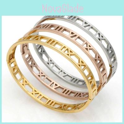 Minimalist Roman Numerals Bracelet For Women And Men Fashion Jewelry