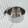 Birds Hanging Cage Bowl Stainless Steel Pet Birds Dish Cup Anti-turnover Feeding Food Drinking Feeder for Parakeet Lovebird Bowl