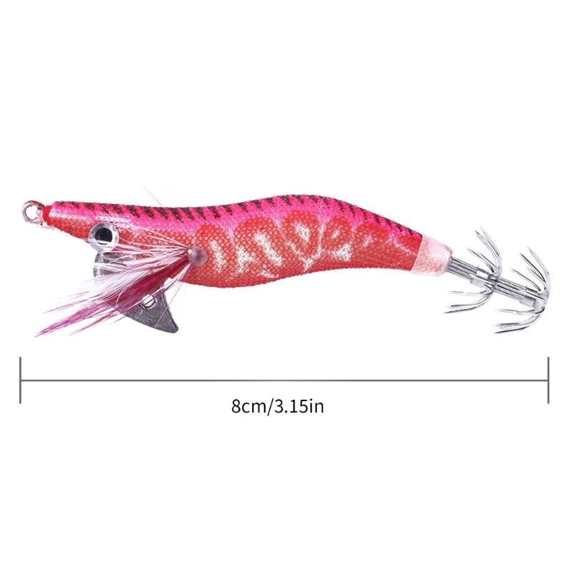 4Pcs Saltwater Hook Glowing Soft Prawns Fishing Lures Shrimp Fishing Tackle for Freshwaters Saltwater Fishing Baits