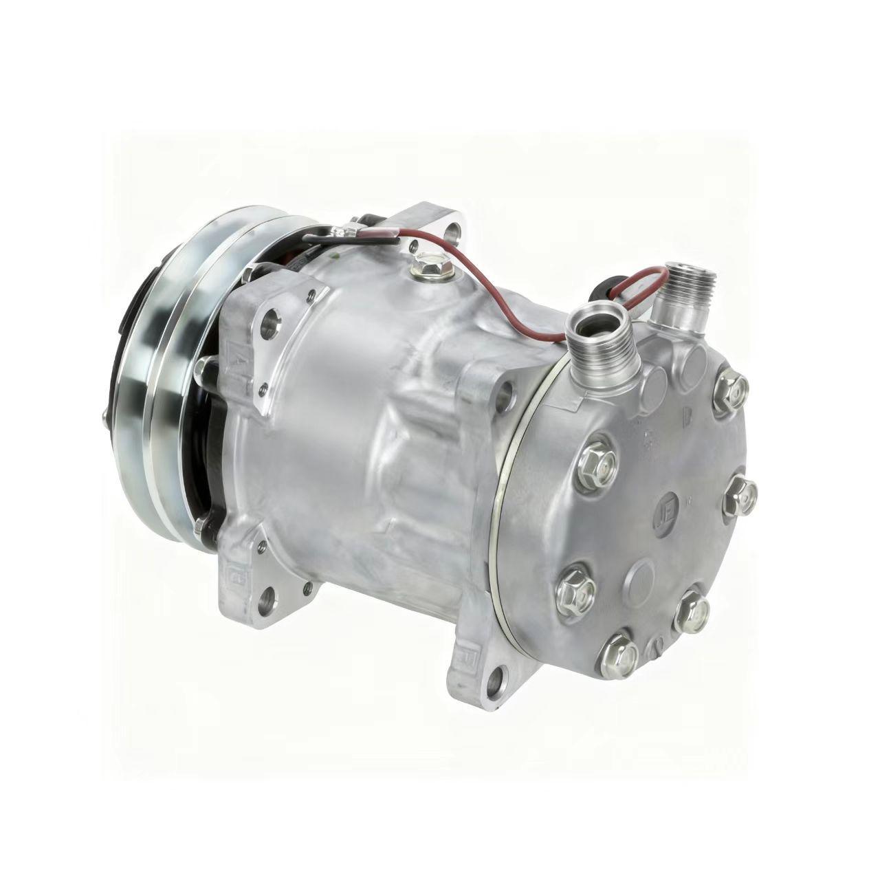 7H15 Air Conditioning Compressor compatible with SANDEN models 4663, 4446, 4713, 4627, 9515. -