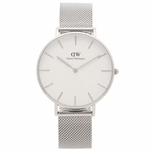 Daniel Wellington Petite 36mm Unisex Quartz Watch for Men and Women, Silver (DW00600306)